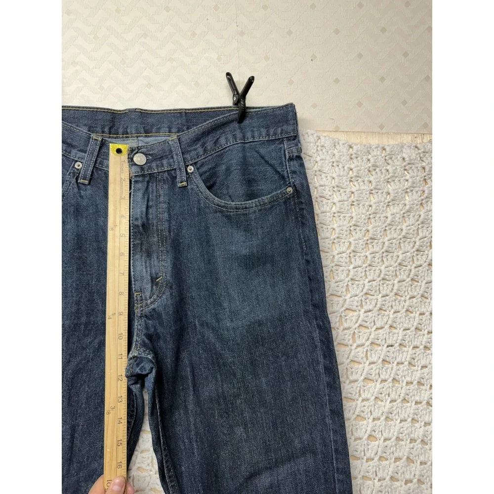 Levis 514 Jeans Mens 36x32 Fits 36x30 Blue Denim Straight Leg 100%Cotton